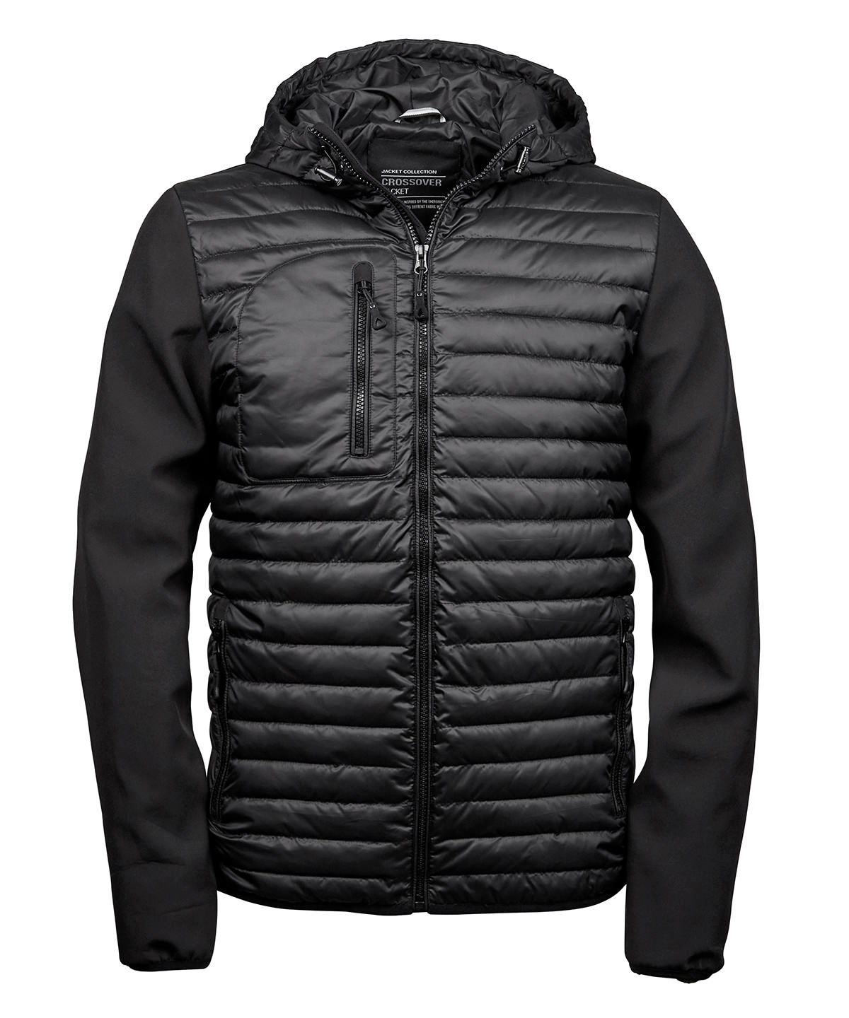 Hooded crossover jacket (9628) image 2