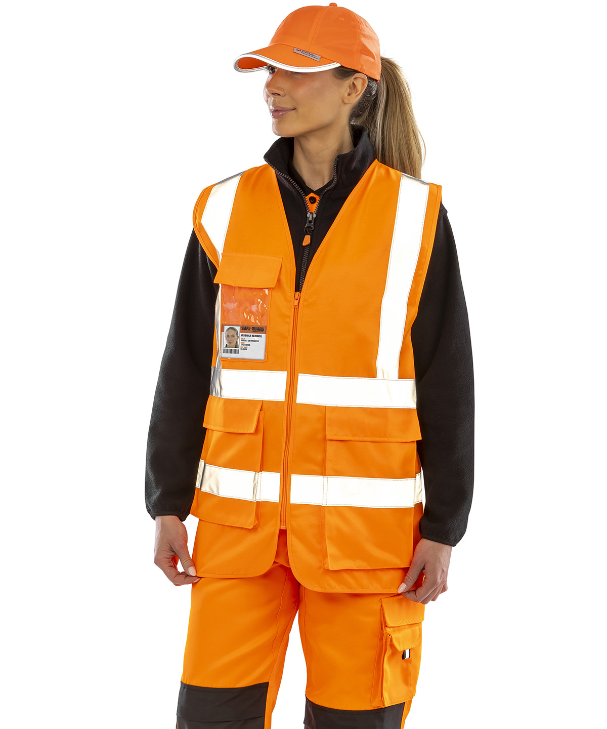 Heavy duty polycotton security vest Heavy duty polycotton security vest