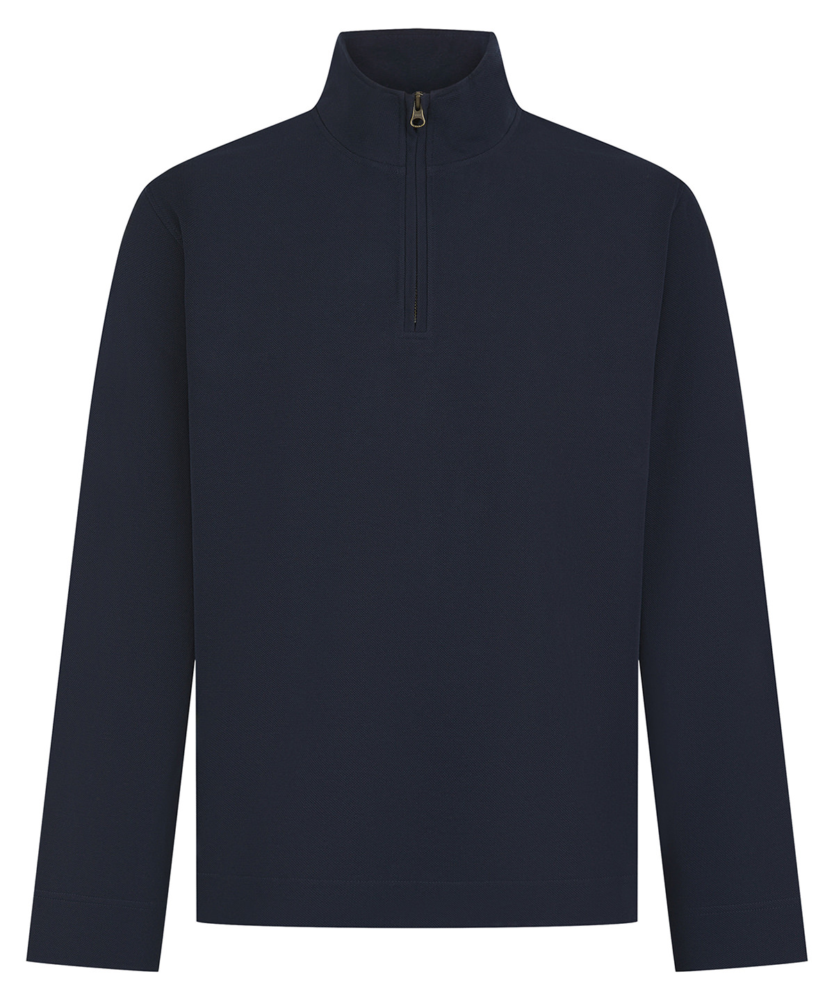 Front Row Premium piqué 1/4-zip top NAVY 3XL