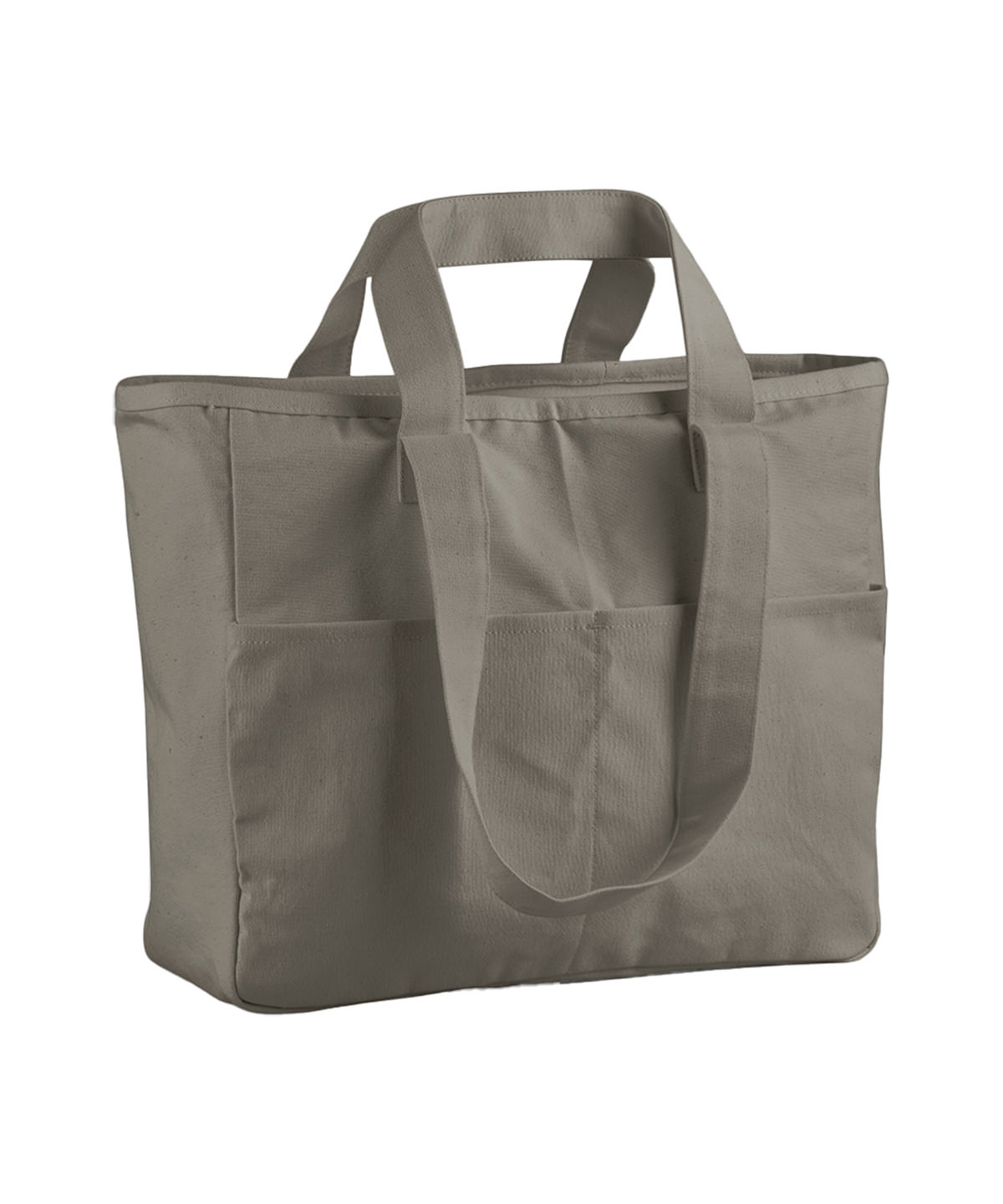 Double-handle cargo pocket tote image 3
