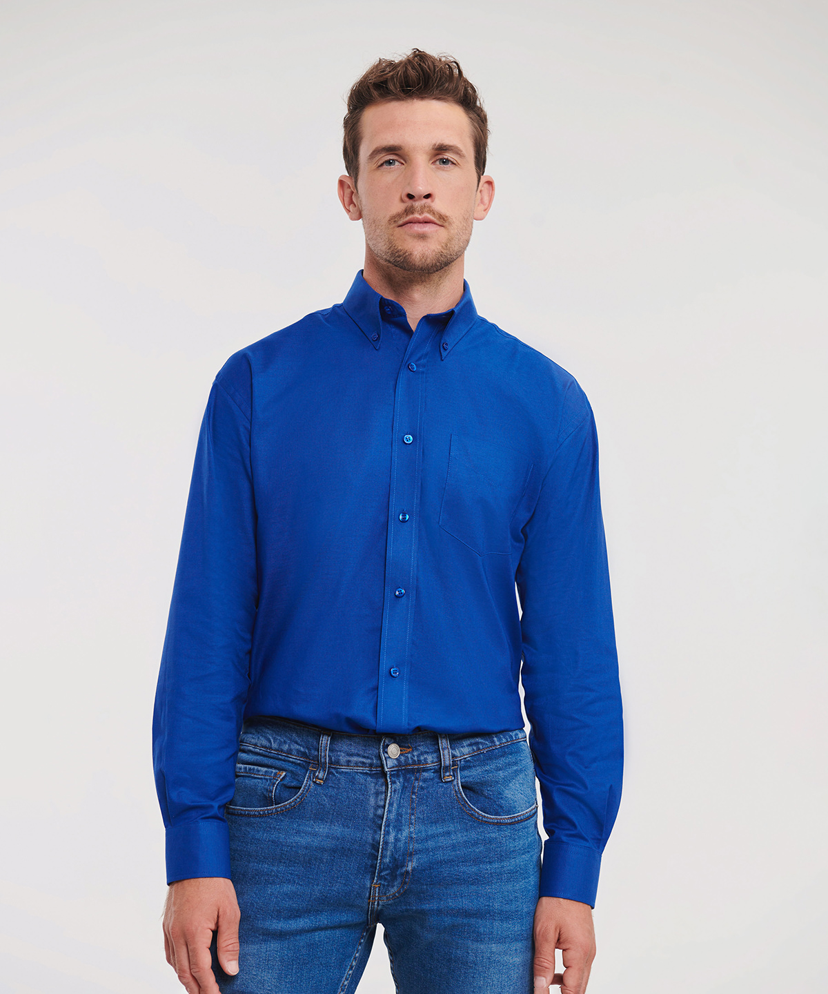 Picture of Long sleeve easycare Oxford shirt