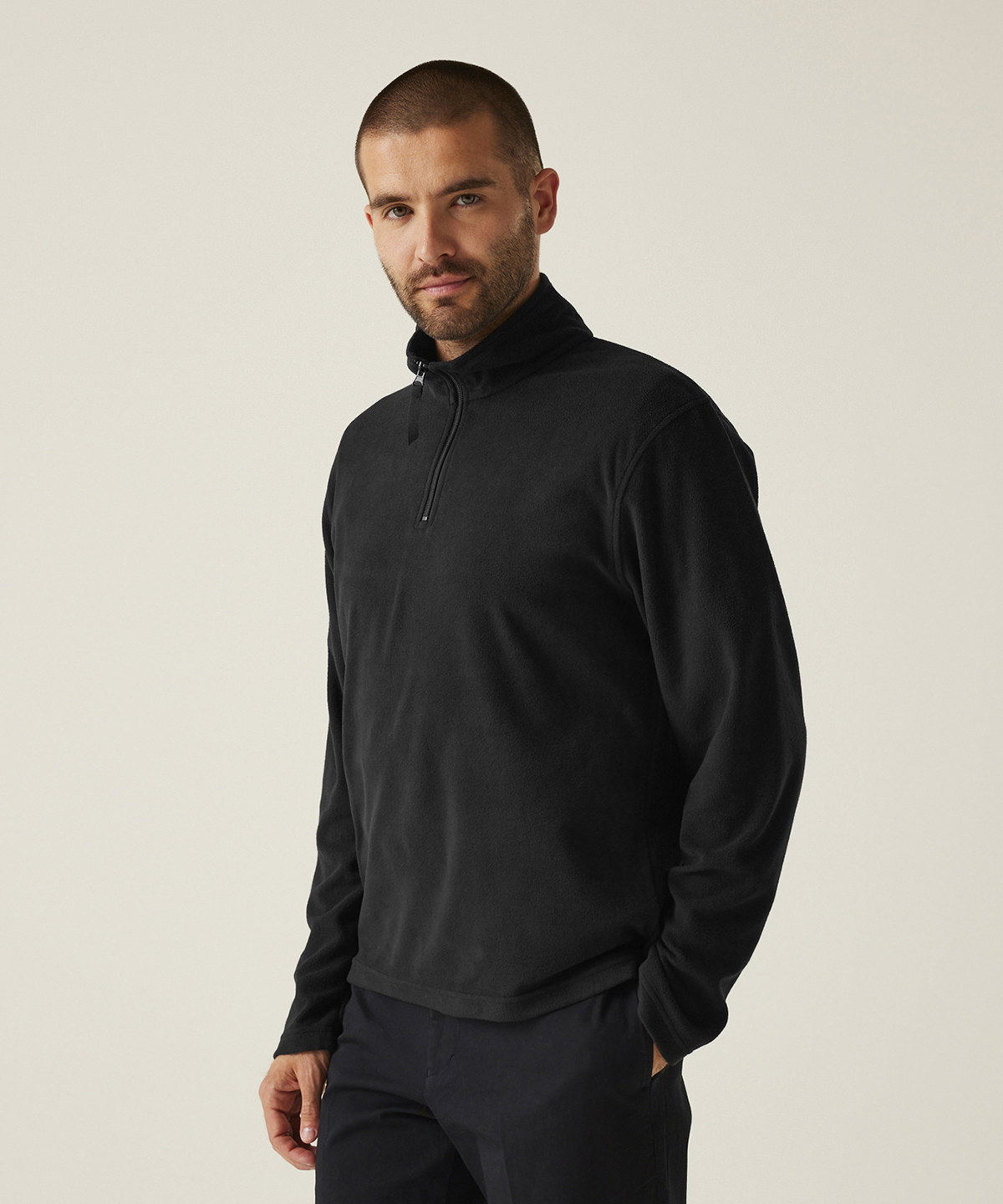 Zip-neck microfleece Zip-neck microfleece