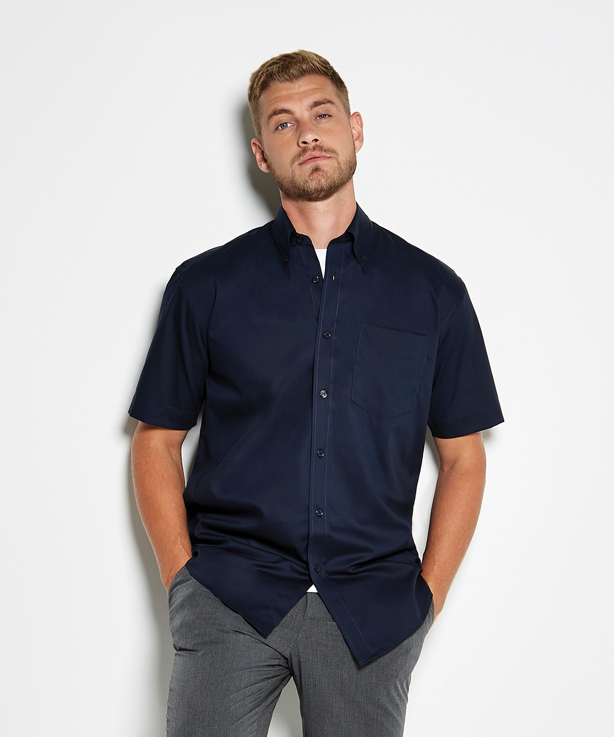 Picture of Corporate Oxford shirt short-sleeved (classic fit)