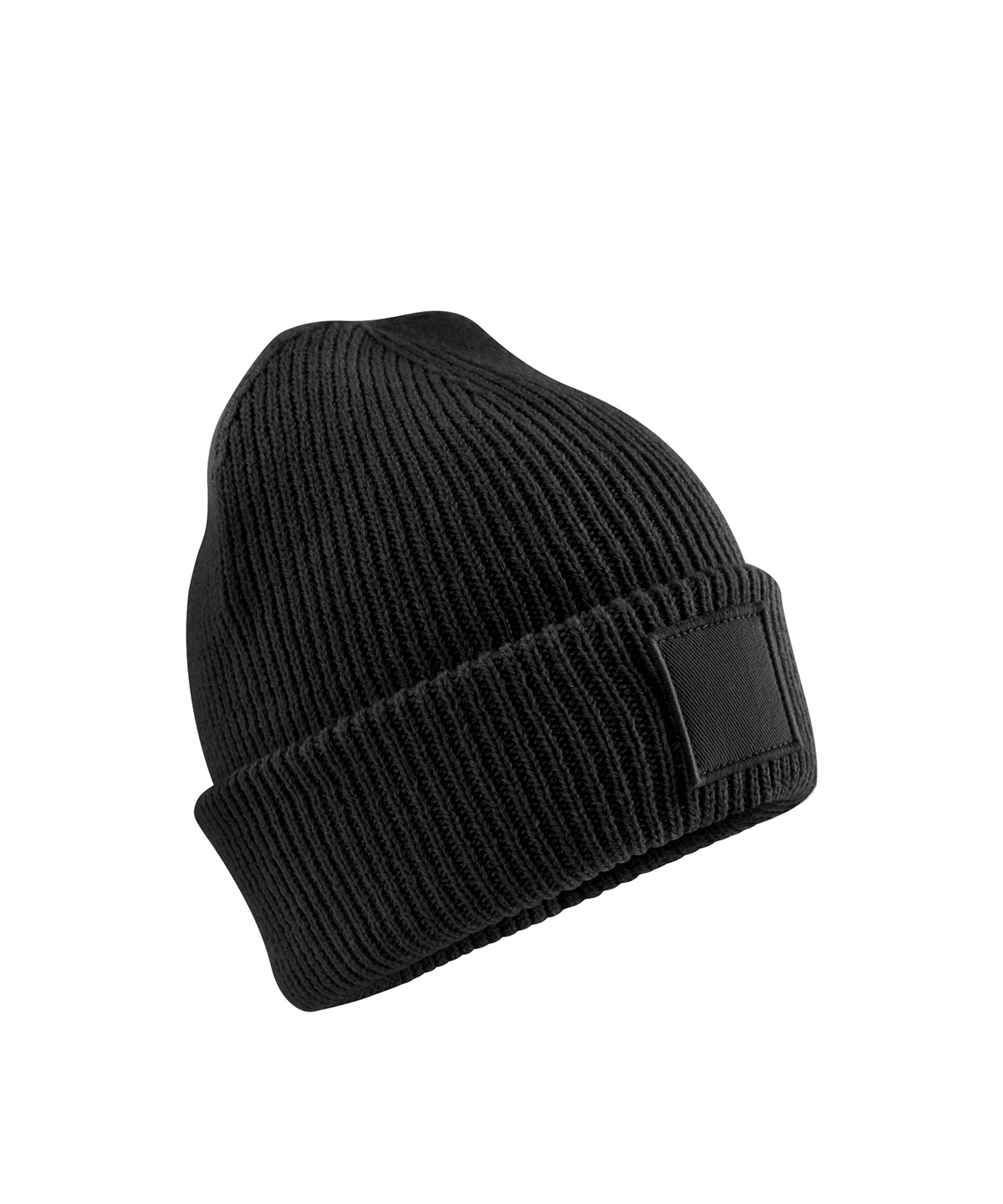 Kids deep cuffed tonal patch beanie image 2