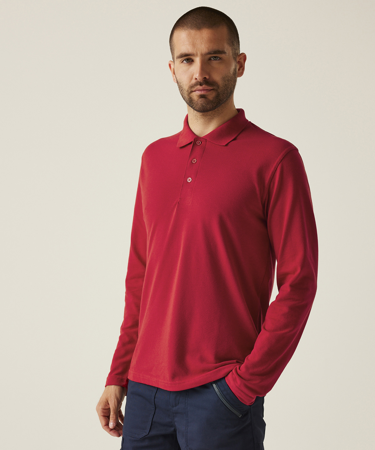 Pro 65/35 long sleeve polo Pro 65/35 long sleeve polo
