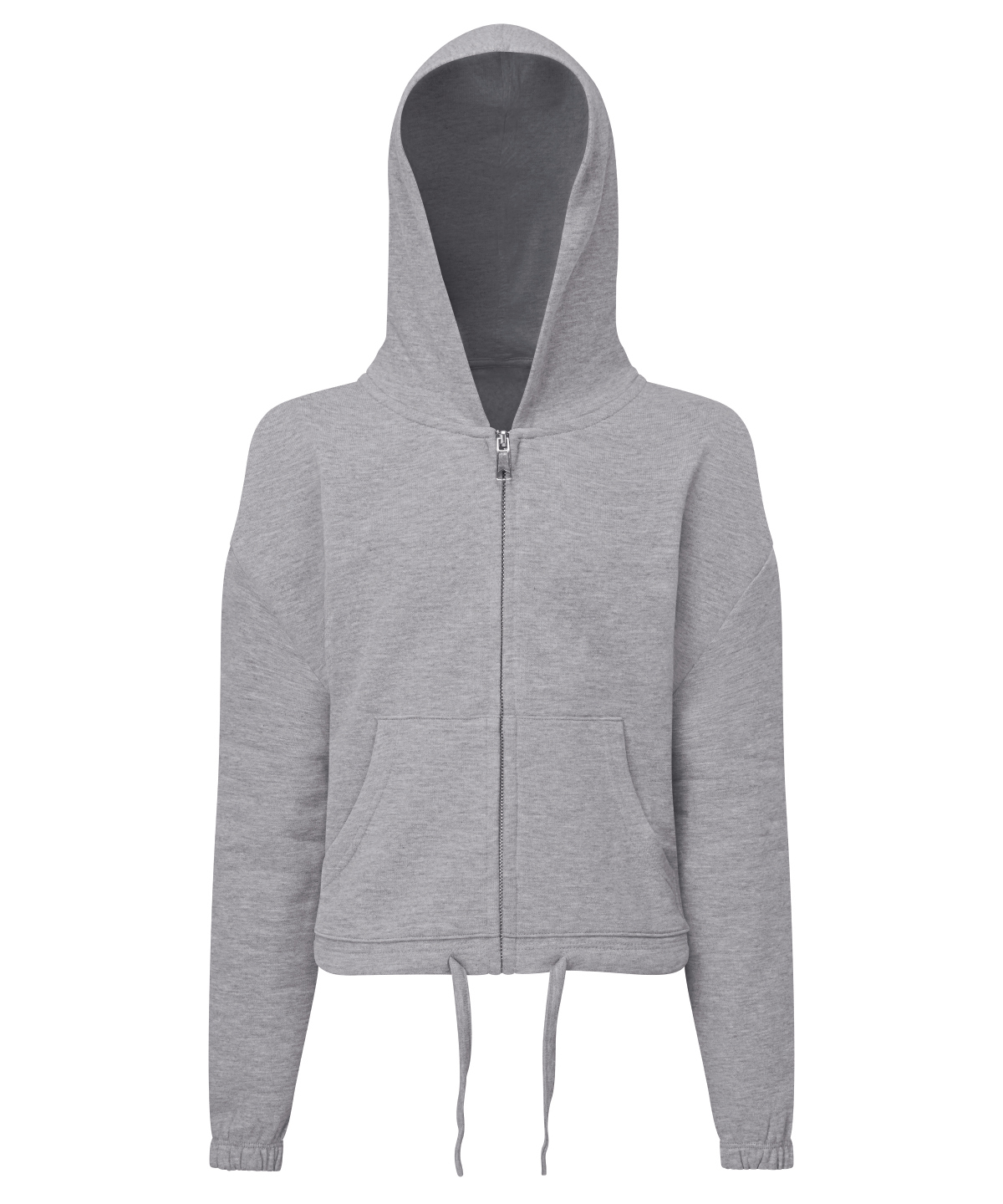 Kids TriDri® recycled cropped oversize full-zip hoodie image 3