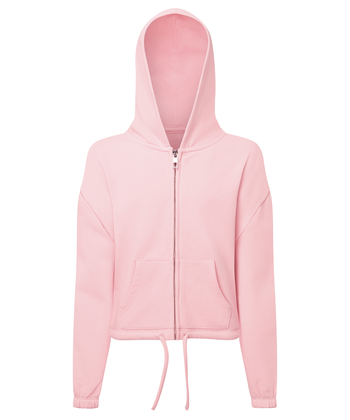 Kids TriDri® recycled cropped oversize full-zip hoodie image 4