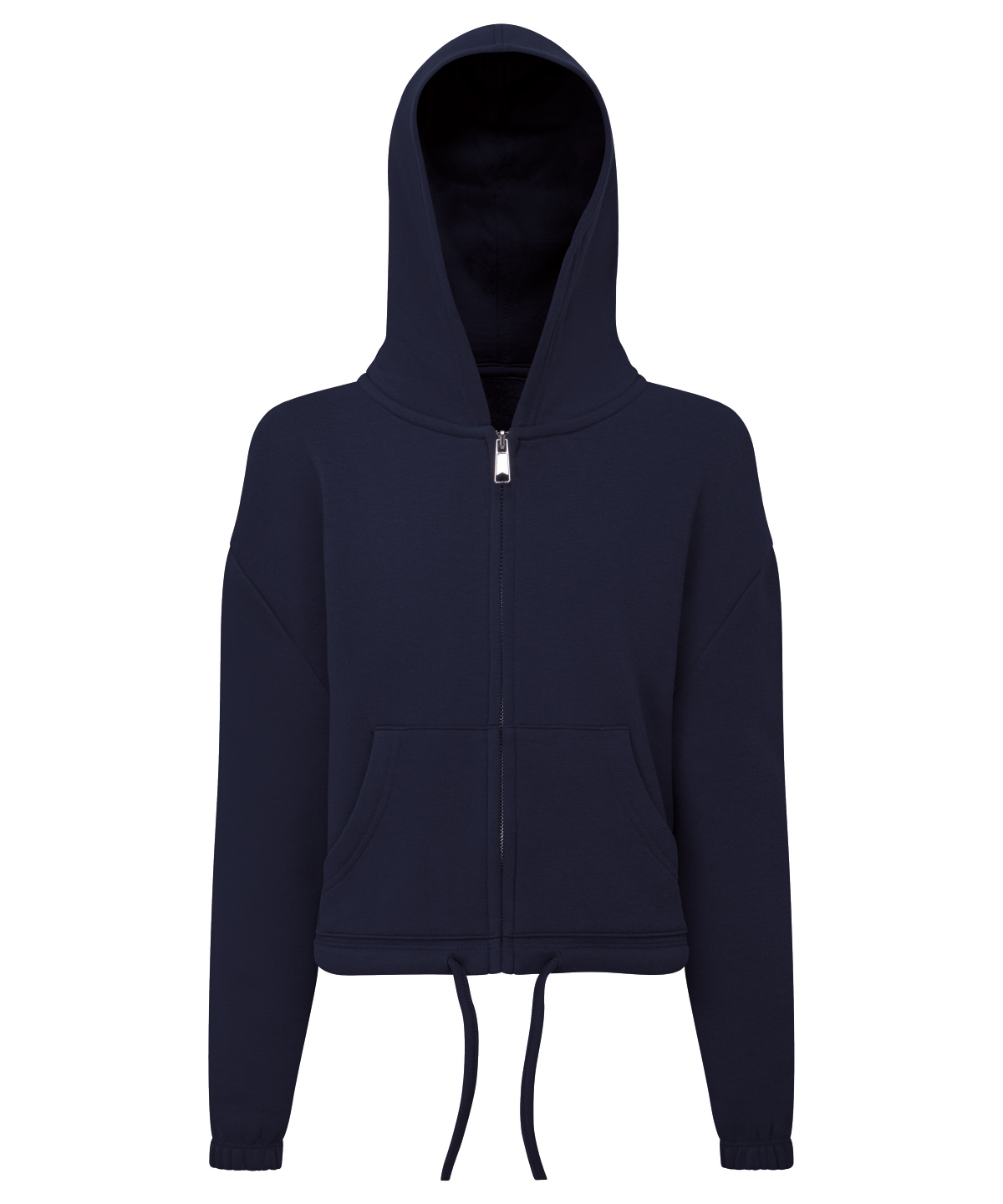 Kids TriDri® recycled cropped oversize full-zip hoodie image 5