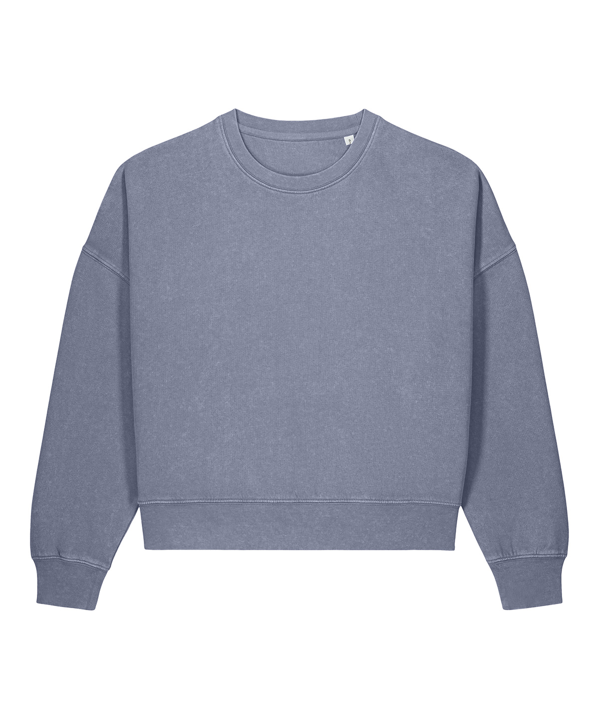 Stanley/Stella Stella Alma Vintage Sweatshirt STSW284 in Garment Dyed Blue Grey