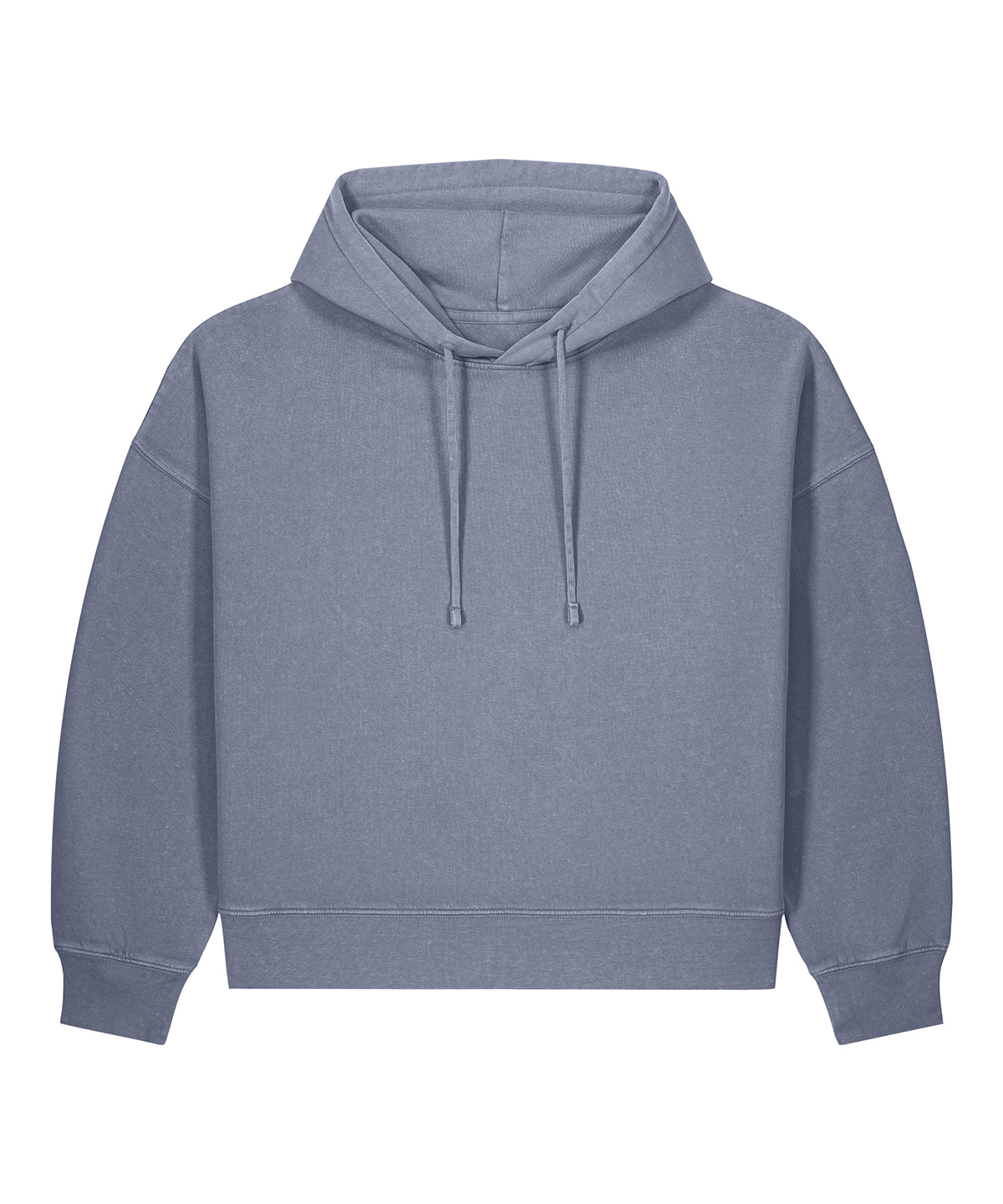 Stanley/Stella Stella Nora Vintage Hoodie STSW285 in Garment Dyed Blue Grey