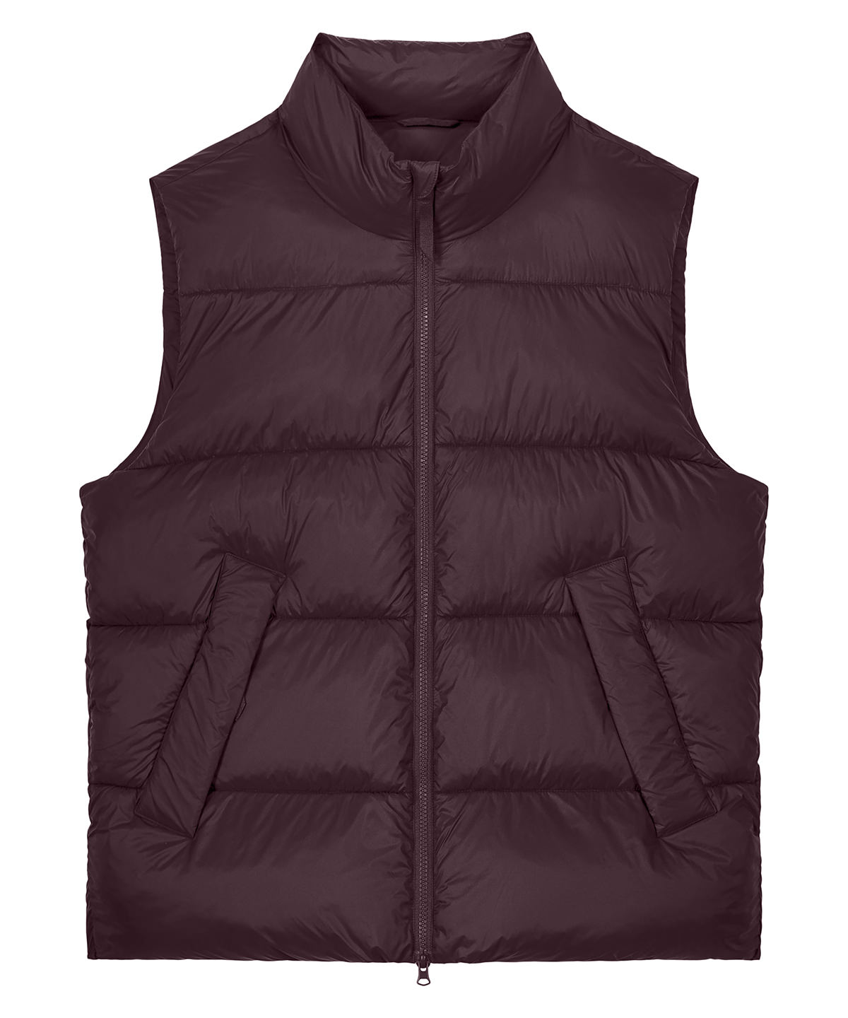 Stanley/Stella Puffer Gilet 2.0 STJU293 in Red Brown