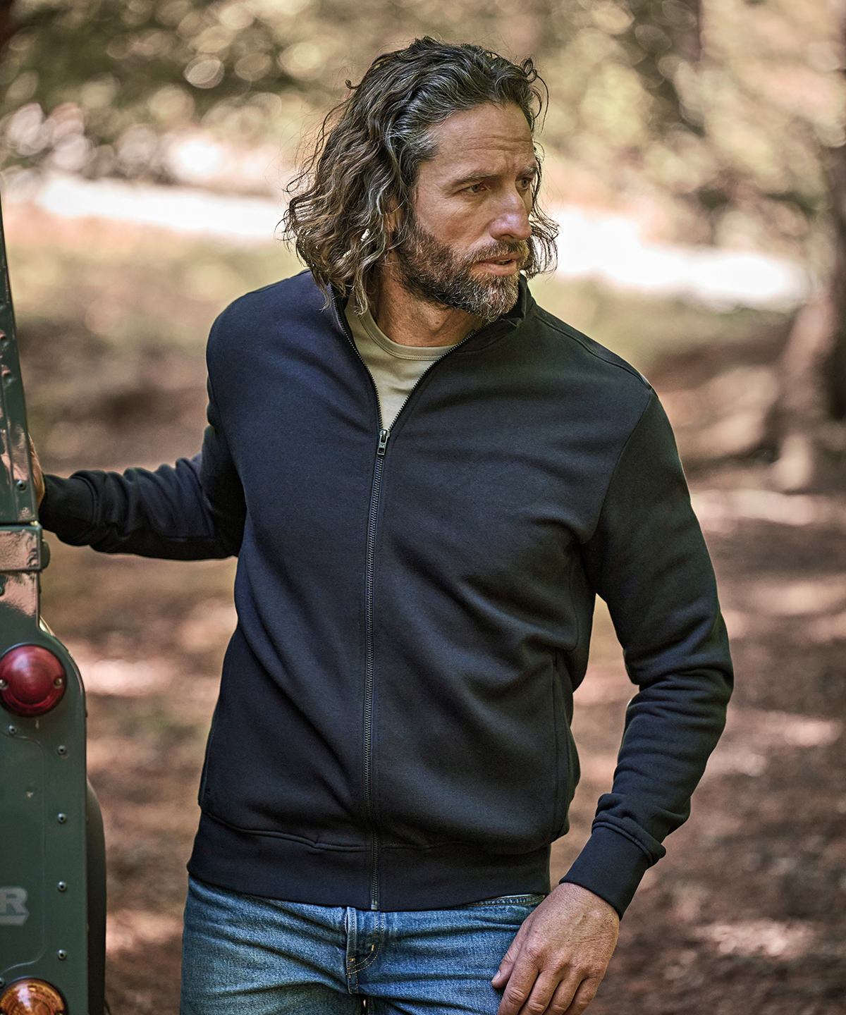 Full-zip sweat cardigan (5440) Full-zip sweat cardigan (5440)