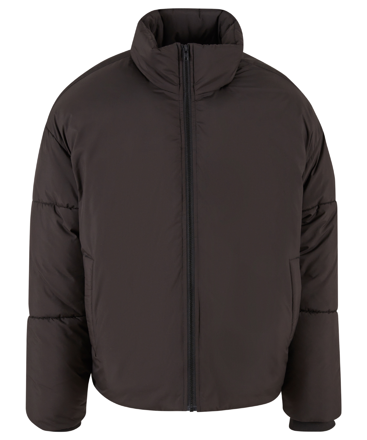 Build Your Brand Oversized puffer jacket BLAC S