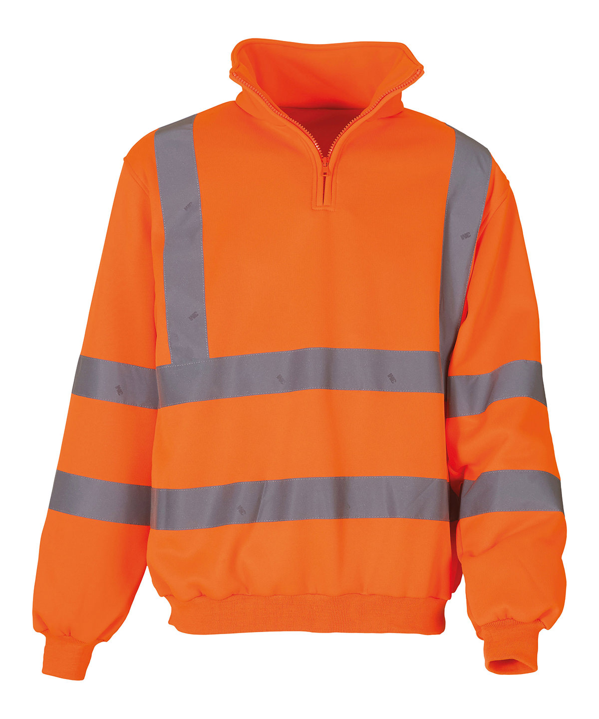 Hi-vis 1/4 zip sweatshirt (HVK06)