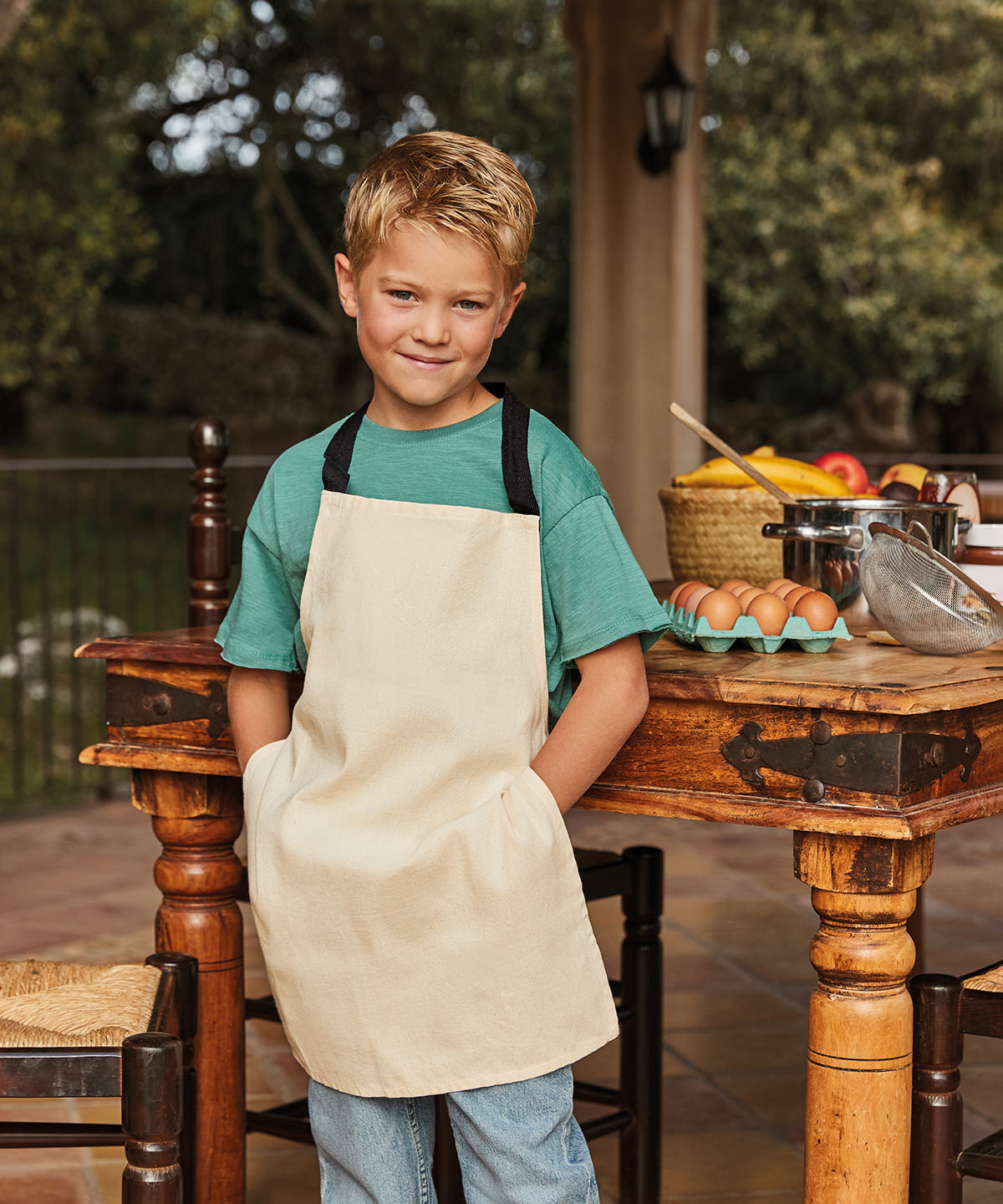 Picture of Fairtrade cotton junior craft apron