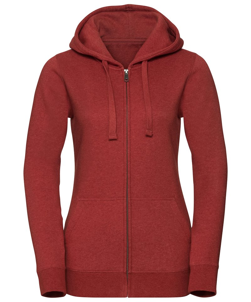 Picture of Women's authentic melange zipped hood sweatshirt