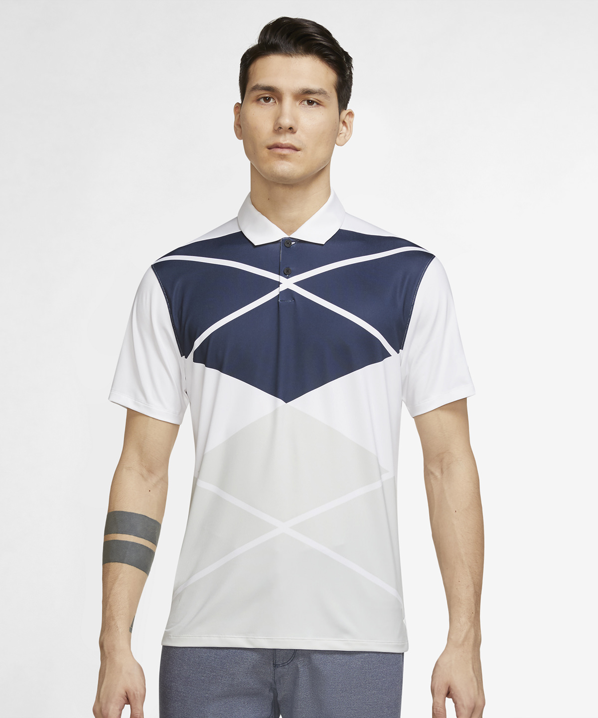 Picture of Nike Vapor argyle print polo