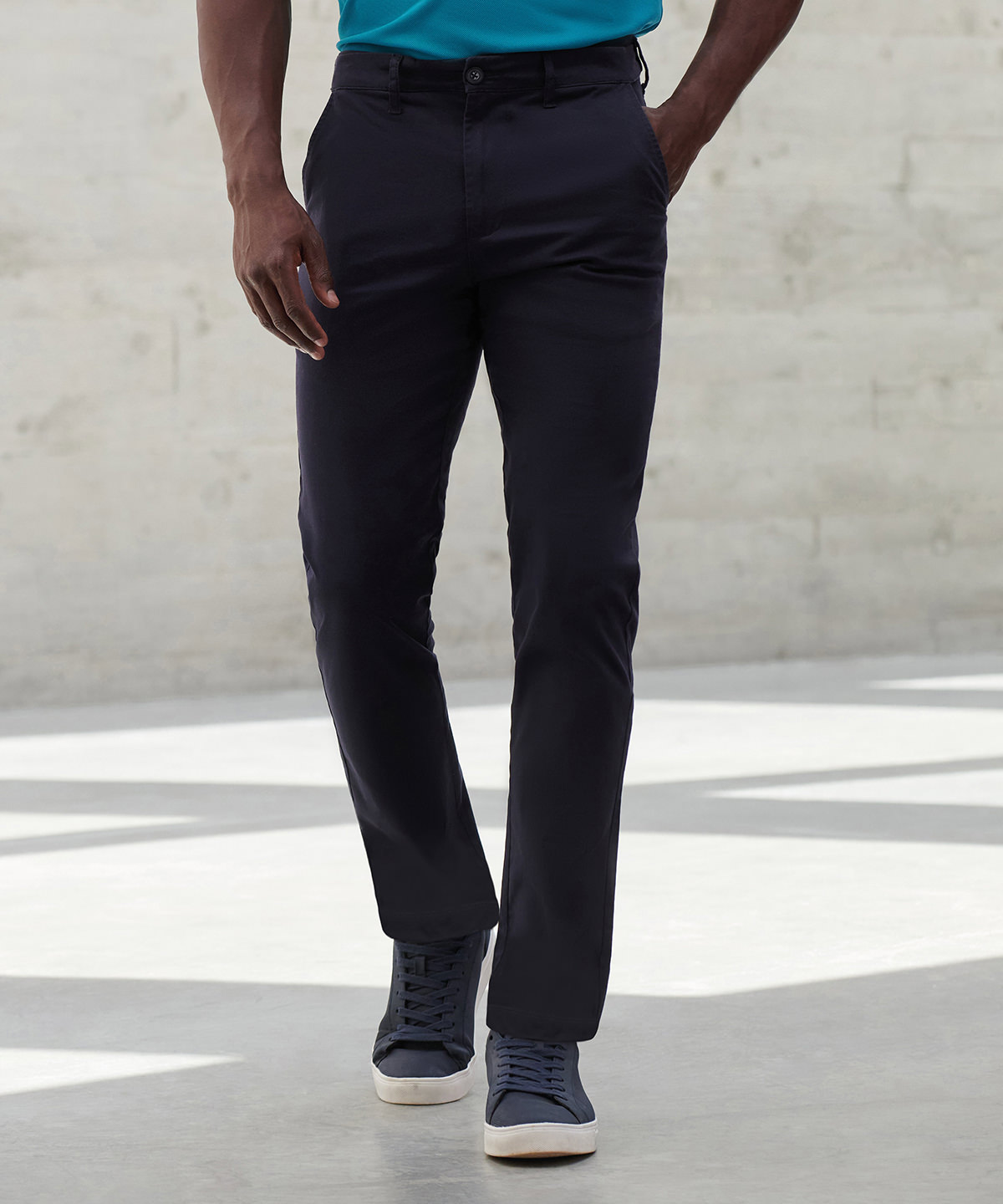 Stretch chinos with flex waistband Stretch chinos with flex waistband