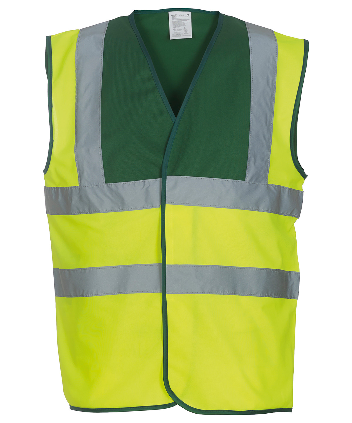 Hi-Vis 2-Band-And-Braces Waistcoat (Hvw100) Paramedic Green/Yellow Size 2XLarge