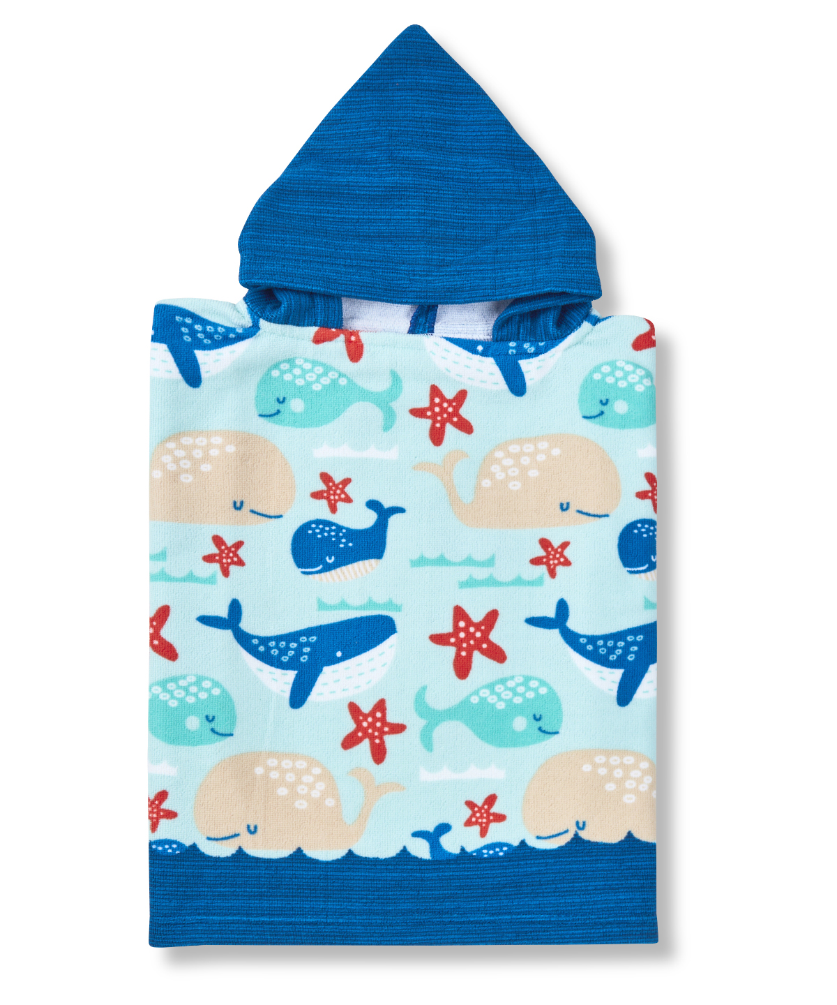 Kids Beach Changing Robe Whale Size One Size