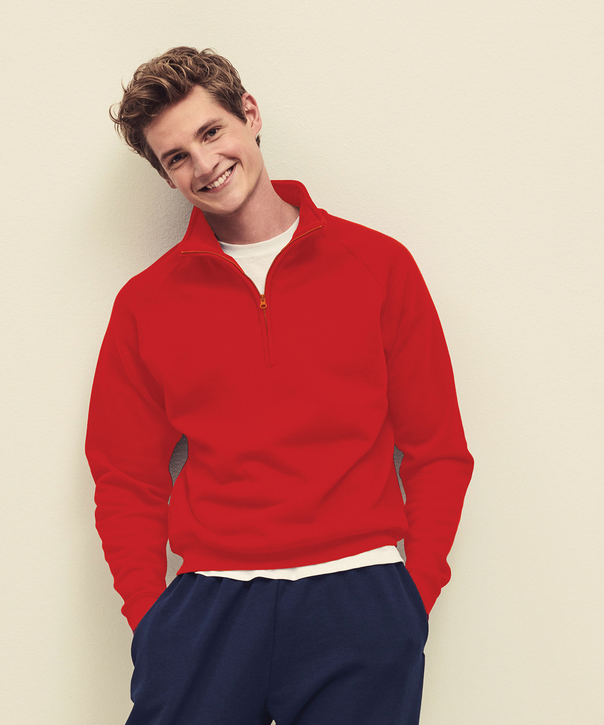 Picture of Classic 80/20 zip neck sweatshirt