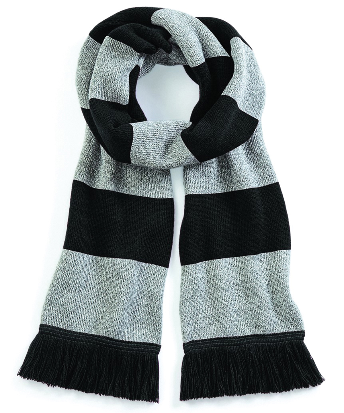Stadium Scarf Black/Heather Grey Size One Size