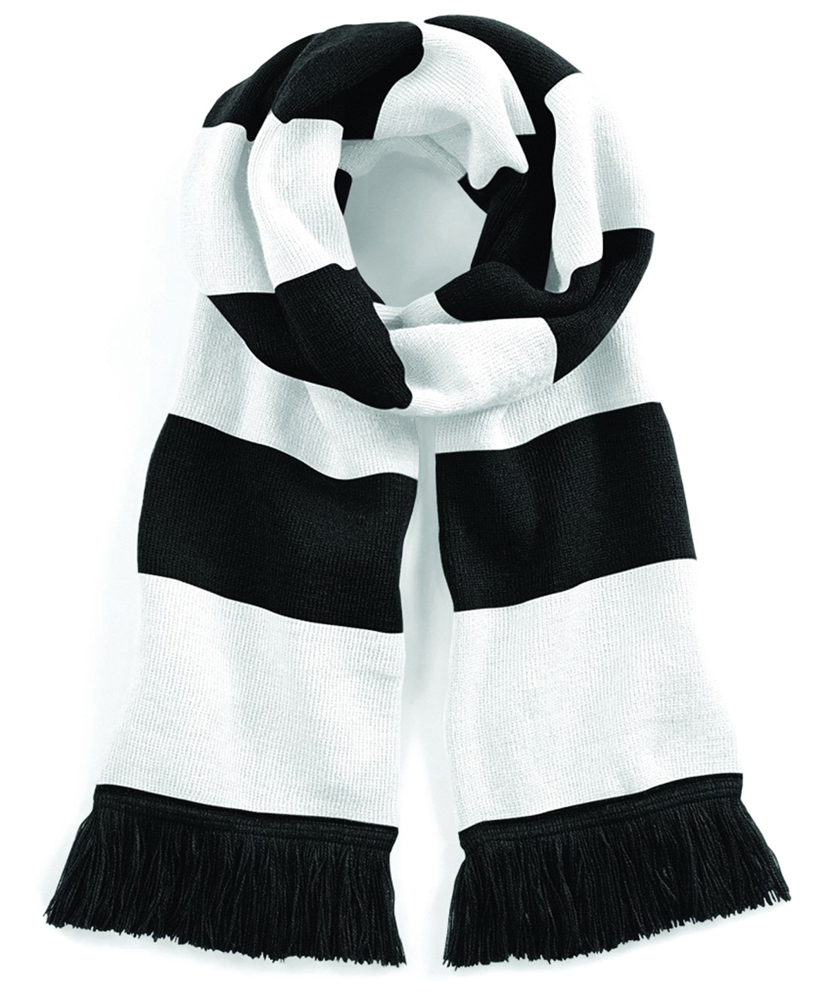 Stadium Scarf Black/White Size One Size