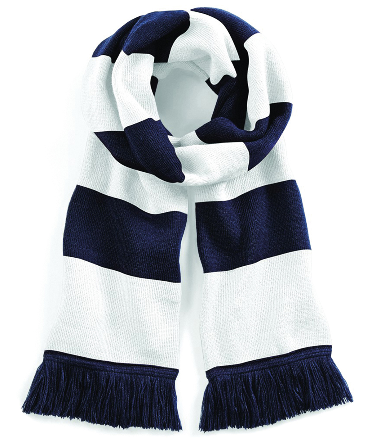 Stadium Scarf French Navy/White Size One Size