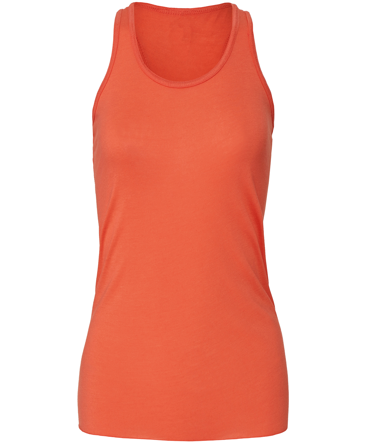 Flowy Racerback Tank Top Coral Size Large