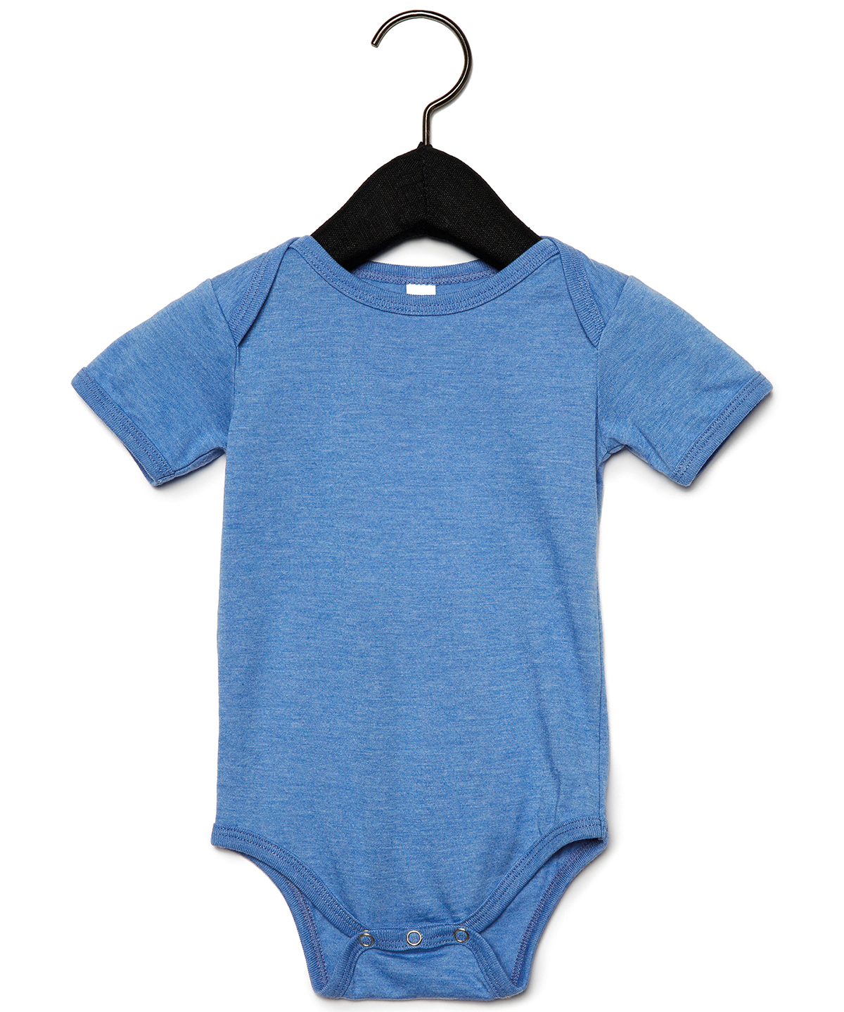 Baby Jersey Short Sleeve One Piece Heather Columbia Blue Size 1218