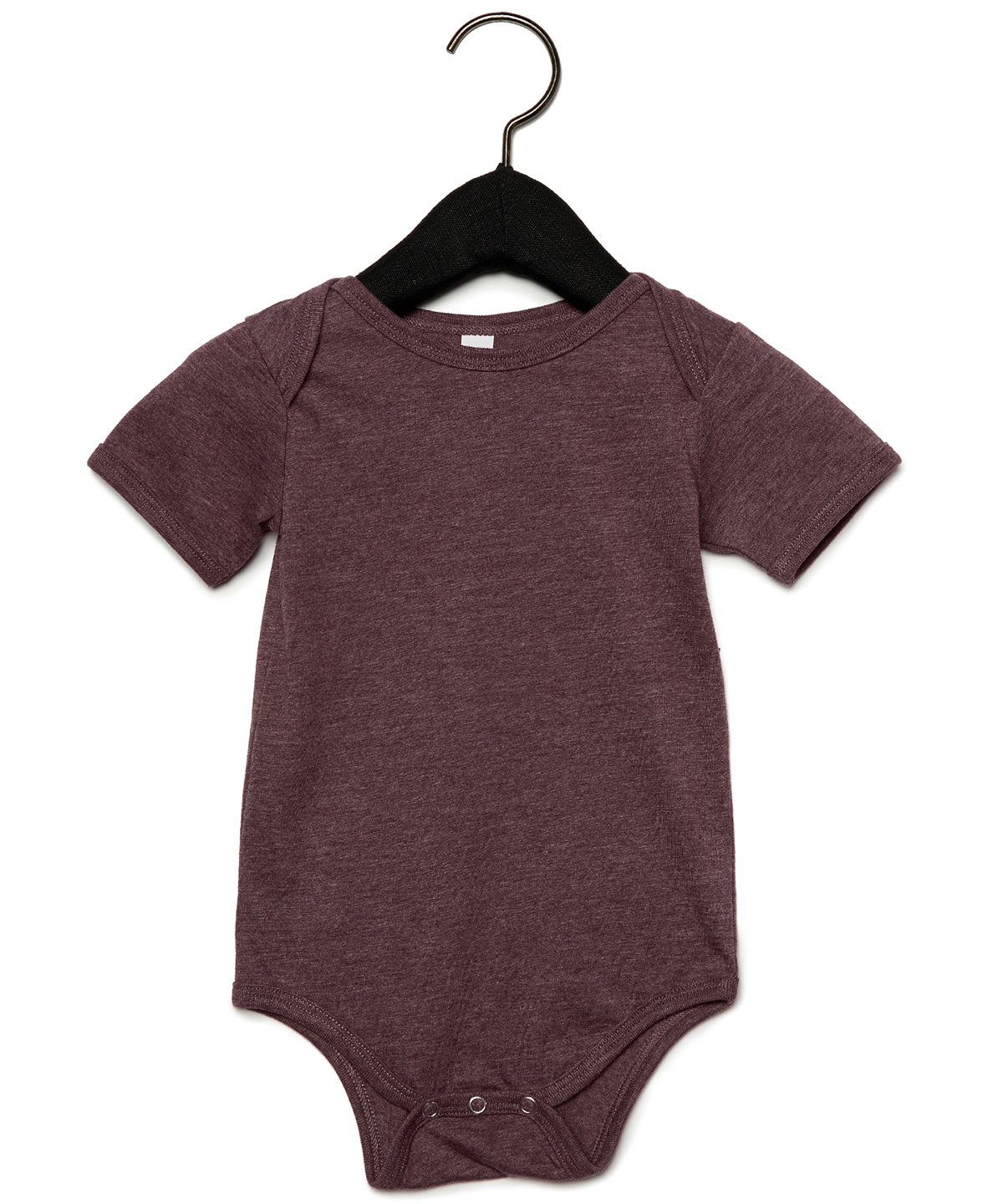 Baby Jersey Short Sleeve One Piece Heather Maroon Size 1218