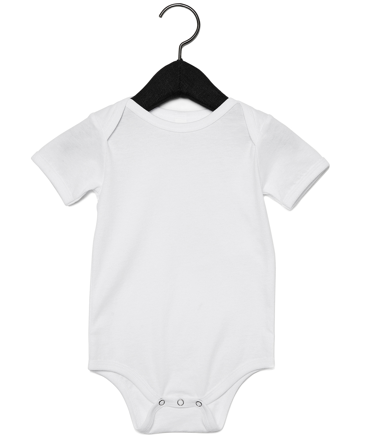 Baby Jersey Short Sleeve One Piece White Size 1218