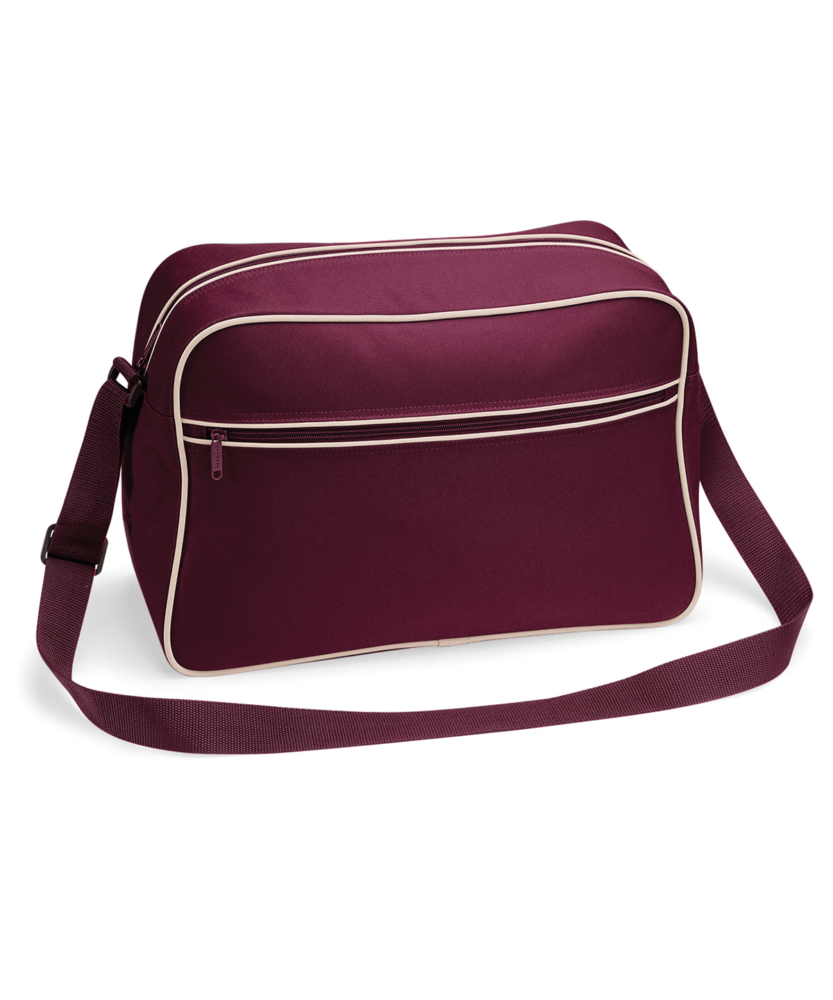Retro Shoulder Bag Burgundy/Sand Size One Size