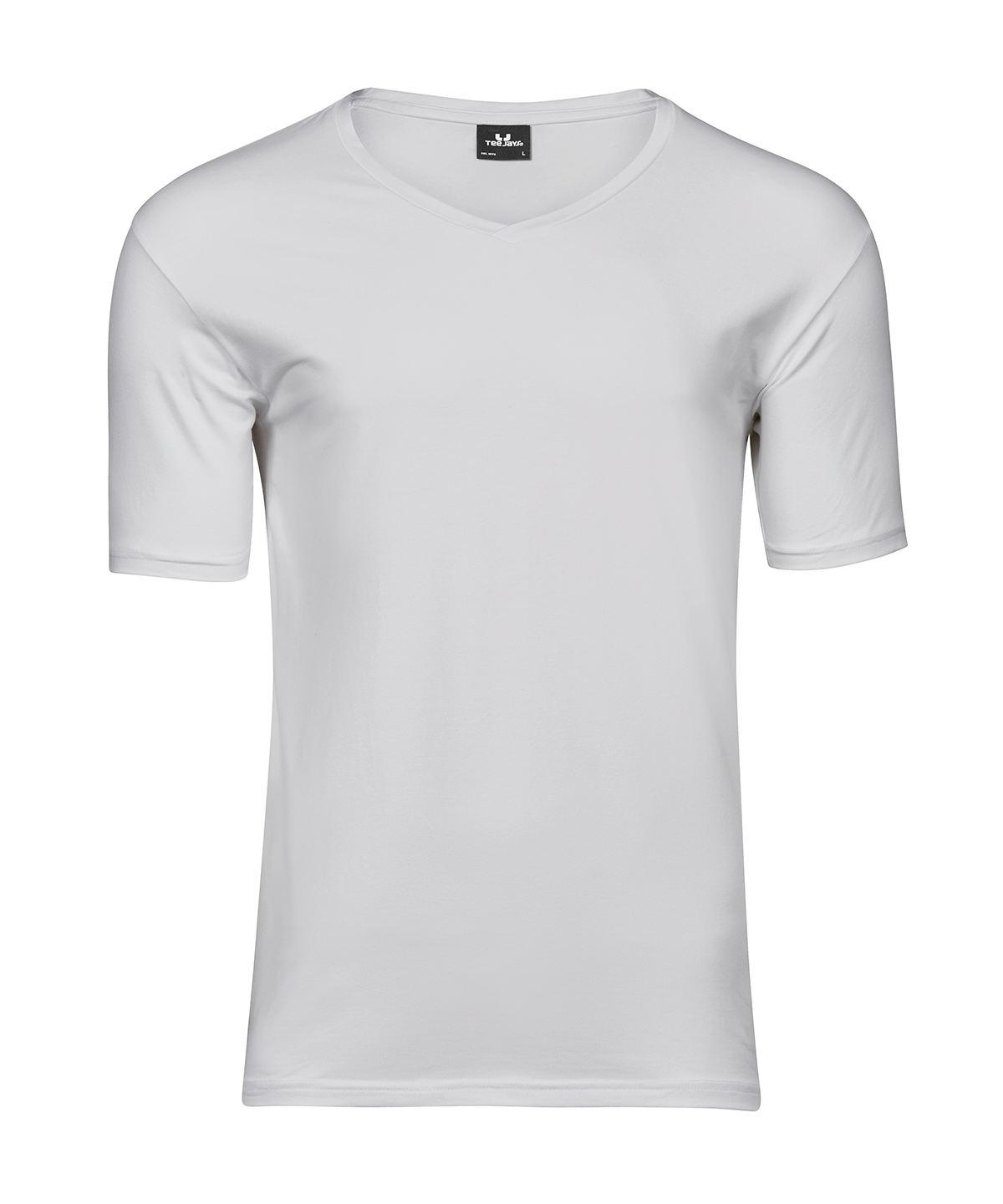 Stretch v-neck tee (401) image 3