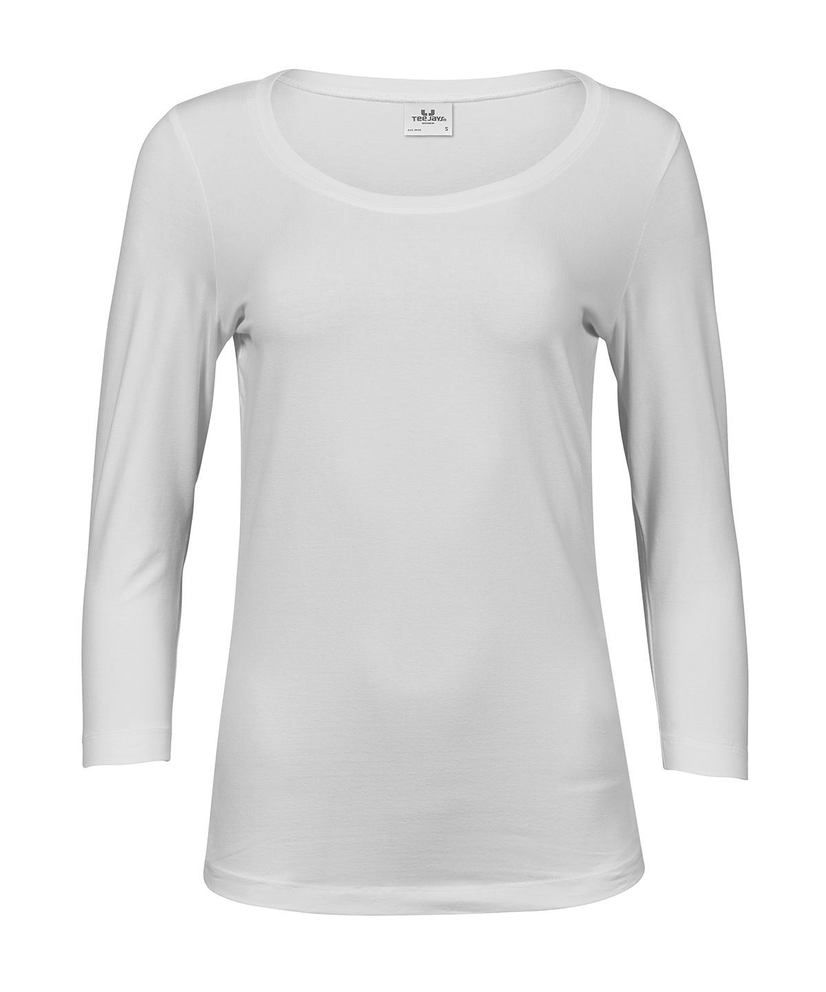 Women’s stretch 3/4-sleeve tee (460) image 4