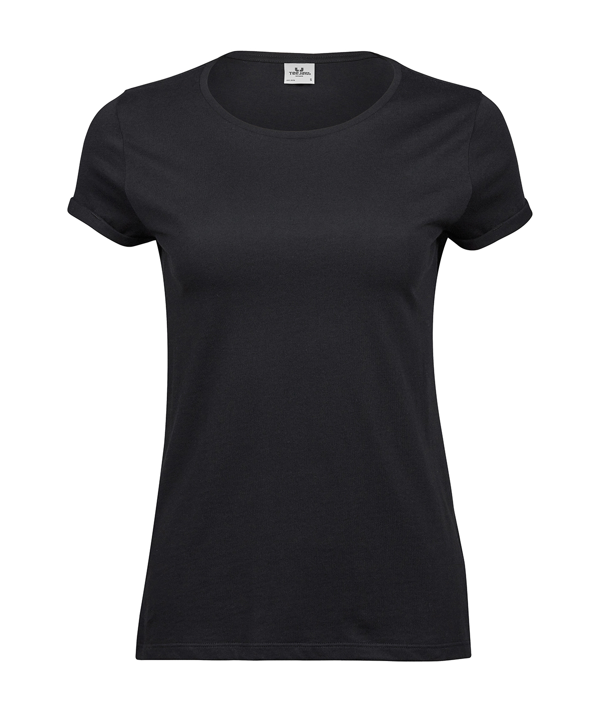 Tee Jays Women’s roll-up tee (5063) BLAC M