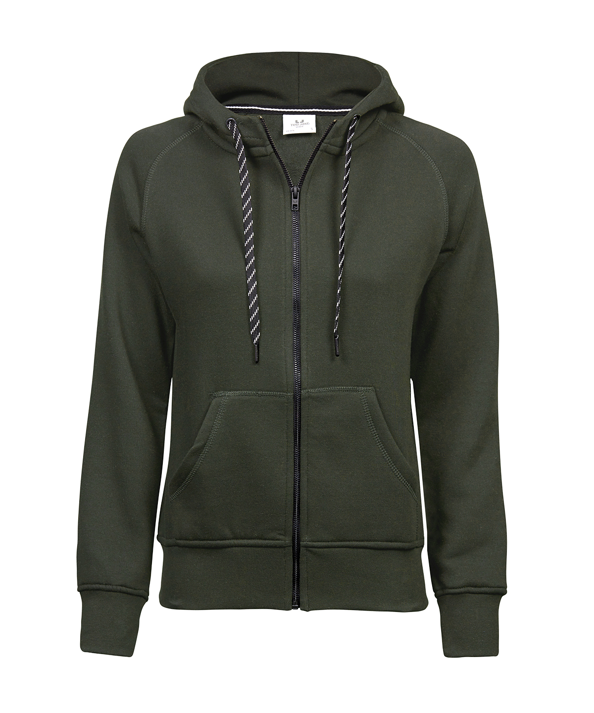 Women’s fashion full-zip hoodie (5436) image 4