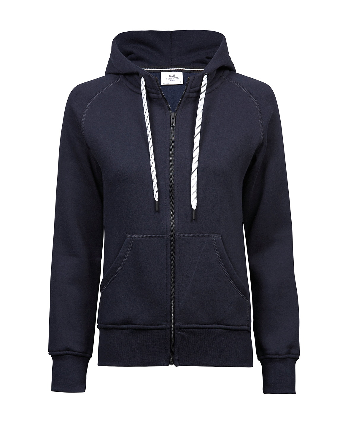 Tee Jays Women’s fashion full-zip hoodie (5436) NAVY S