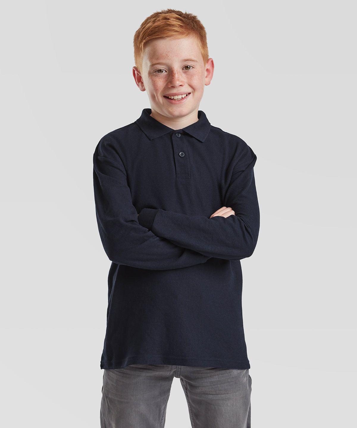 Kids long sleeve 65/35 polo Kids long sleeve 65/35 polo
