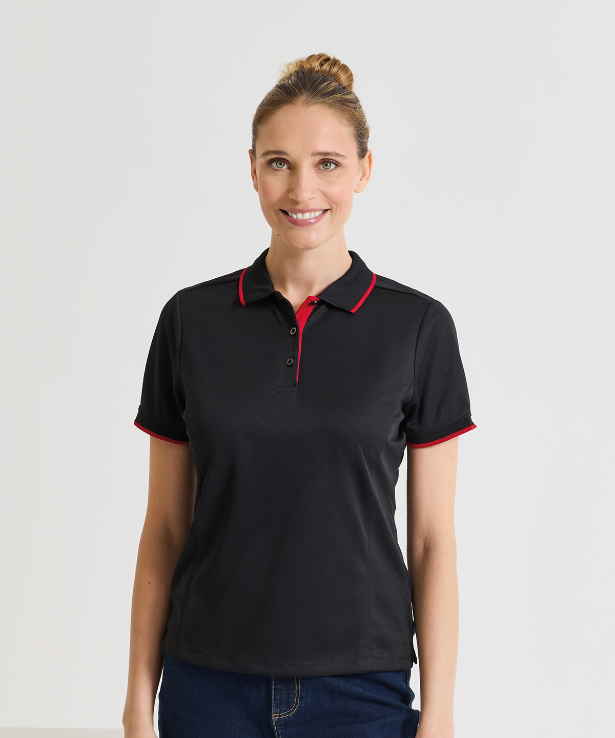 Women’s contrast Coolchecker® polo Women’s contrast Coolchecker® polo