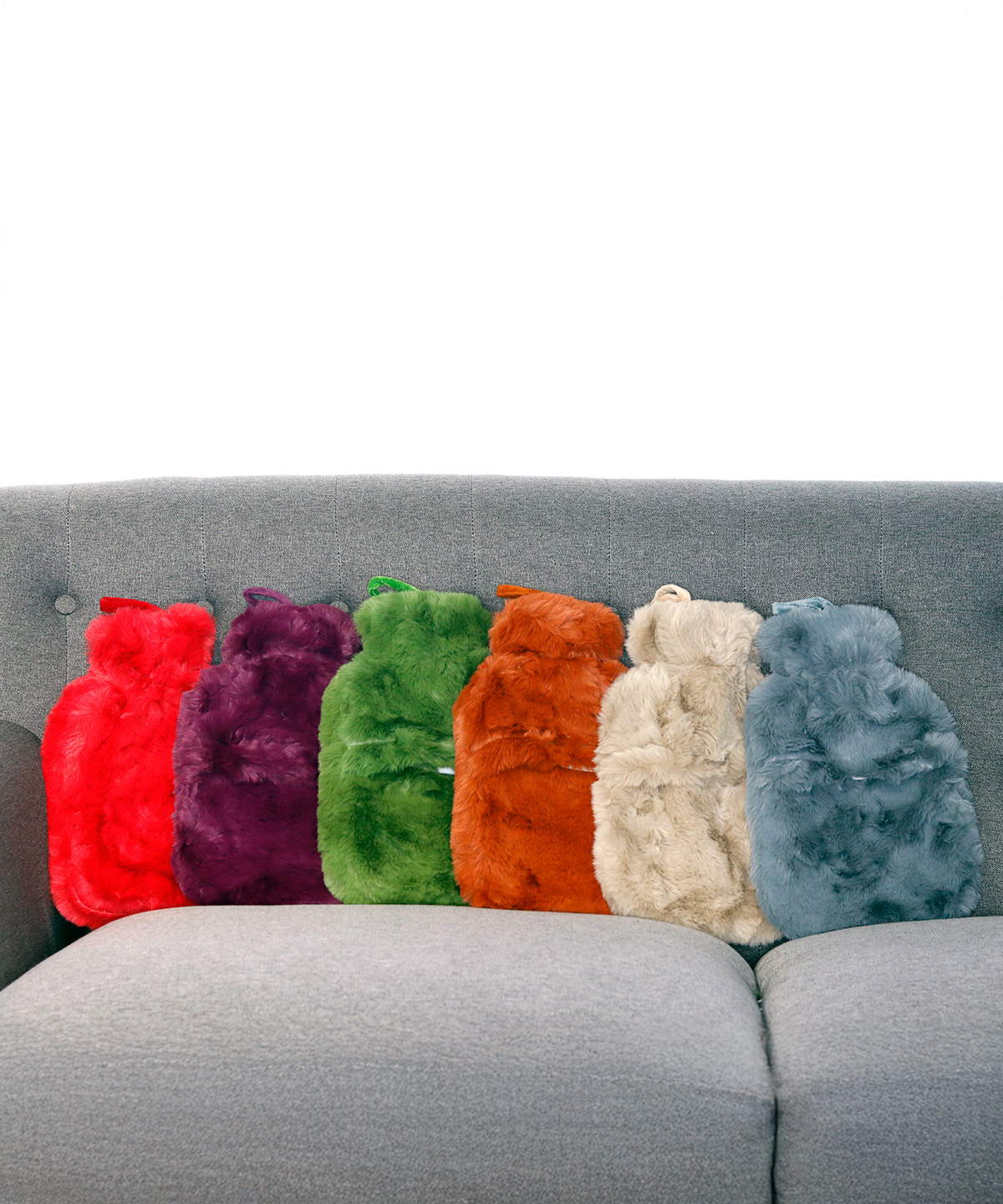 Super luxury faux fur hot water bottle and cover Super luxury faux fur hot water bottle and cover