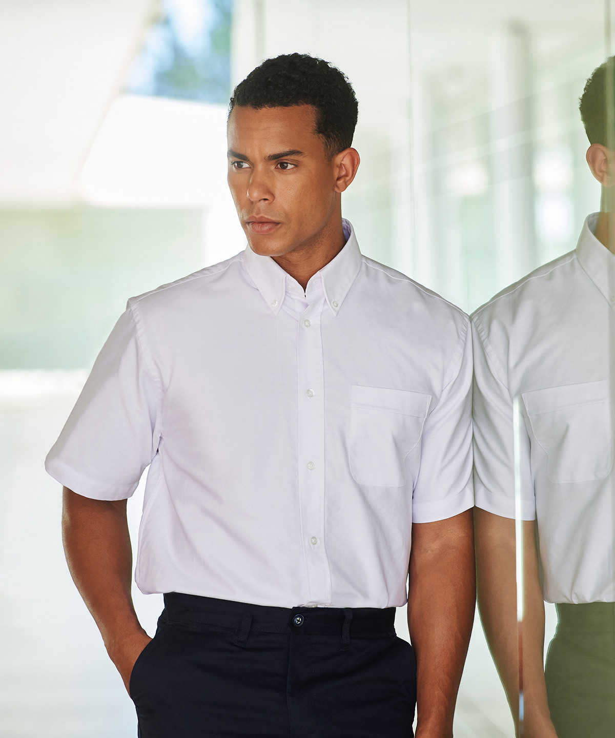 Short sleeve classic Oxford shirt Short sleeve classic Oxford shirt