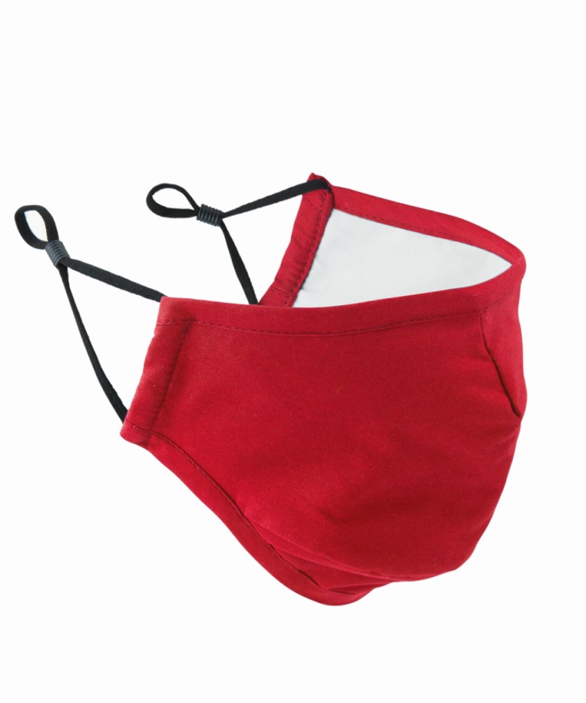3-Layer Fabric Mask (Afnor Certified) Red Size One Size