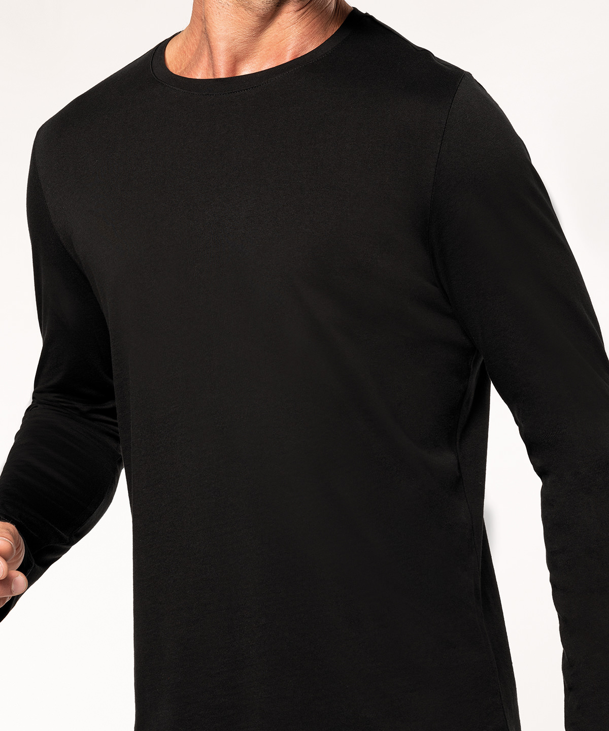 Men's long-sleeved crew neck T-shirt - Kariban