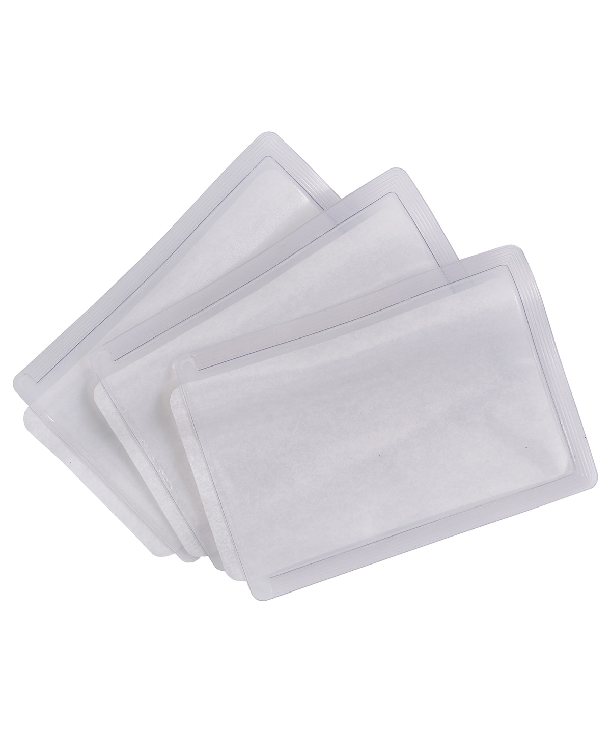 Heat-Apply Id Pockets (Id04/Id05/Id06) (Pack Of 50) Clear Size Large