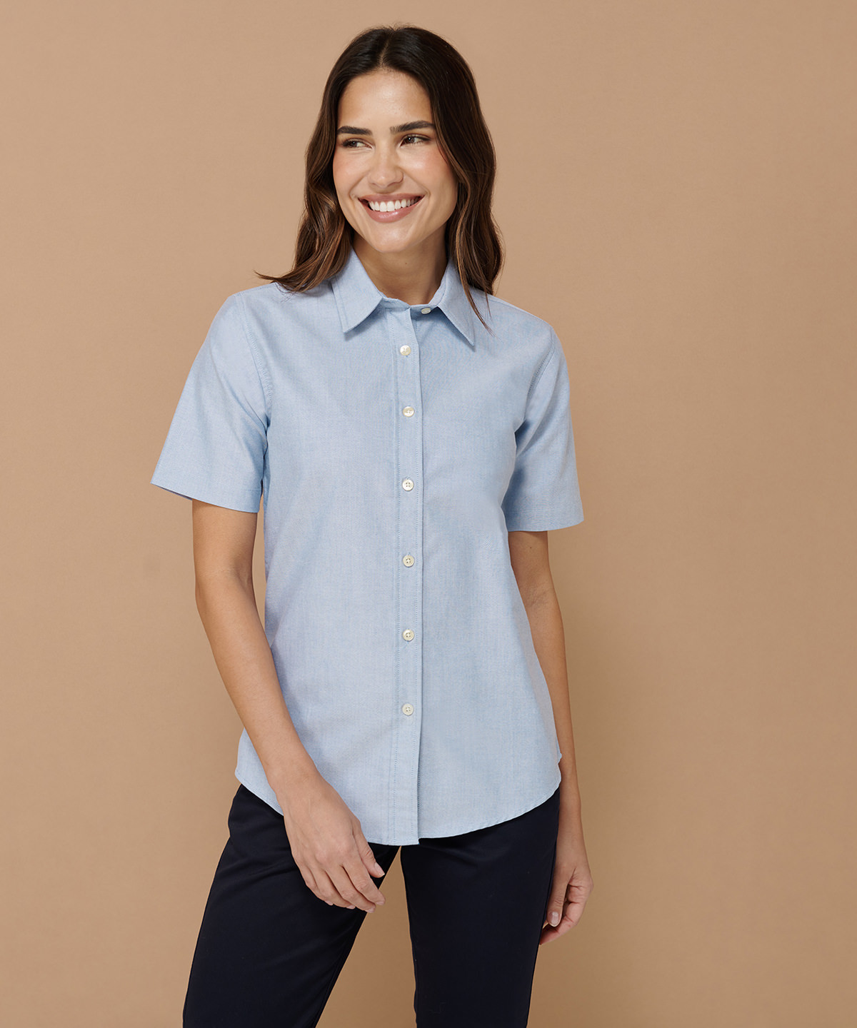 Picture of Women's short sleeve classic Oxford shirt