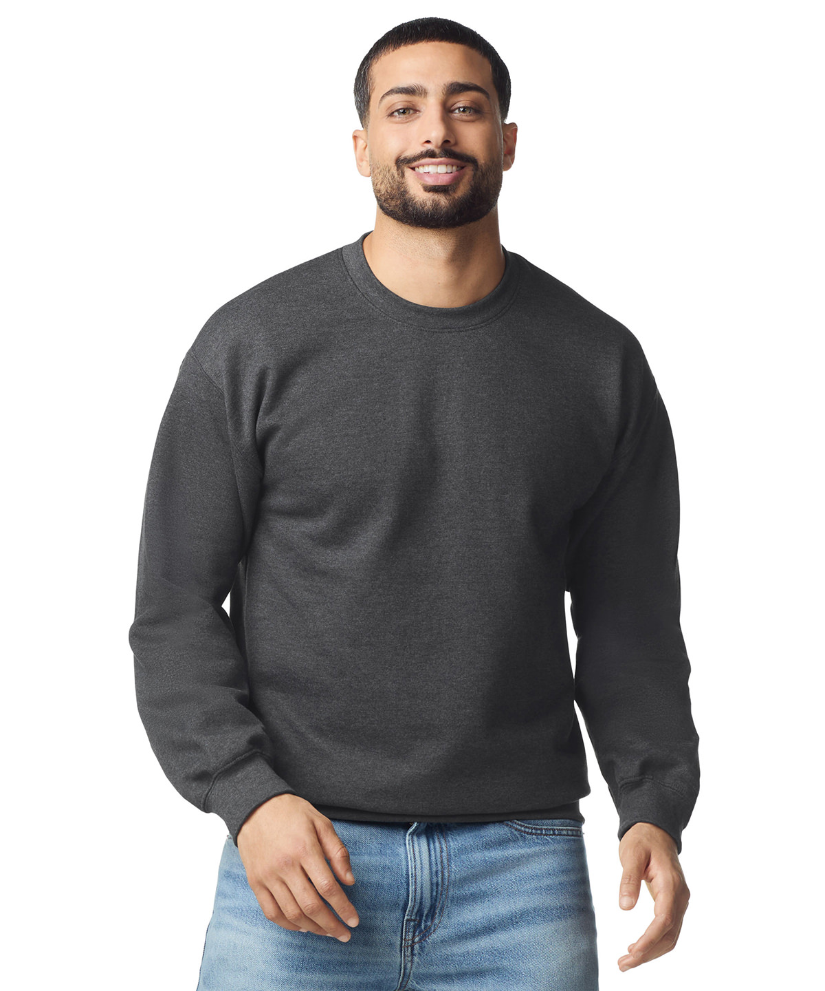 Softstyle(TM) midweight fleece adult crew neck