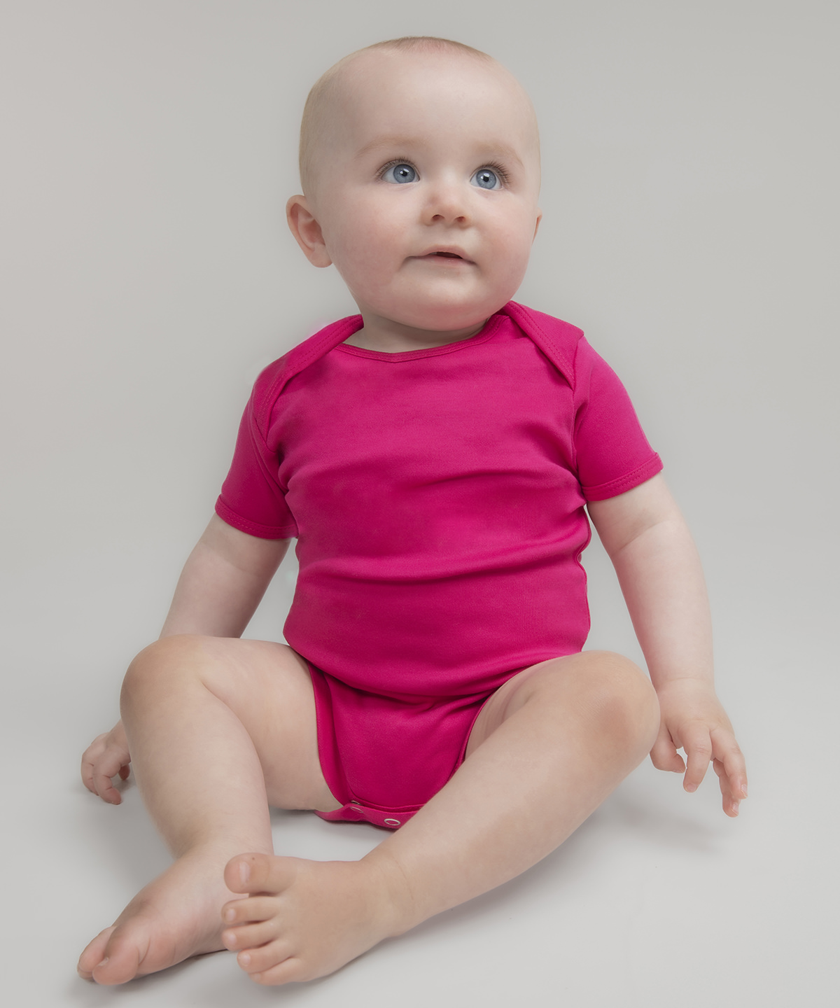 Short-sleeved bodysuit with envelope neck opening Short-sleeved bodysuit with envelope neck opening