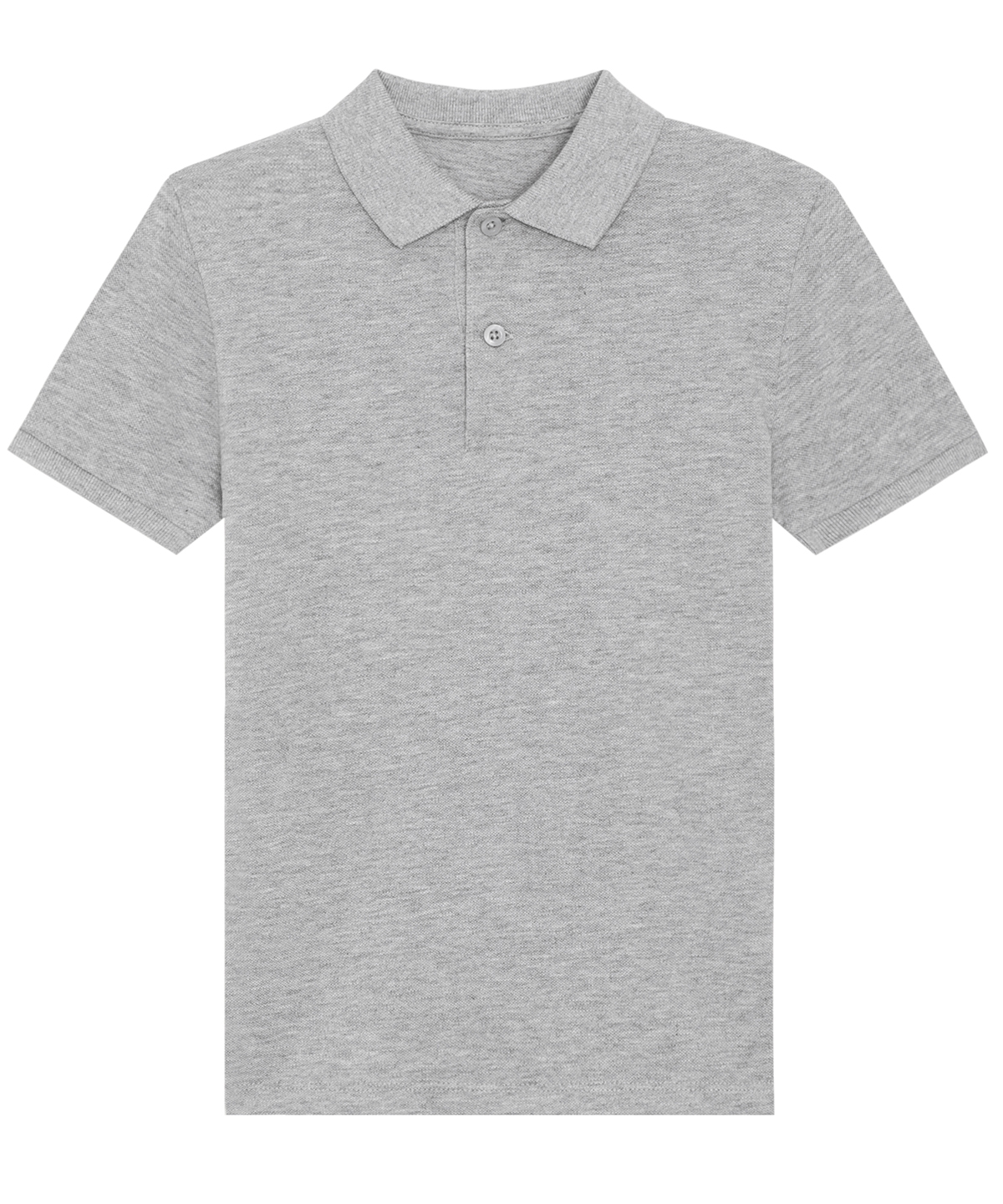 Mini Sprinter Kids Polo (Stpk908) Heather Grey Size 1214