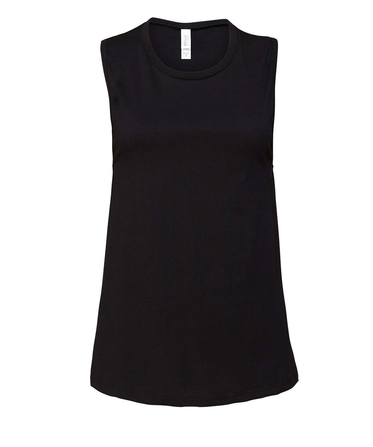Womens Jersey Muscle Tank Black Size Large